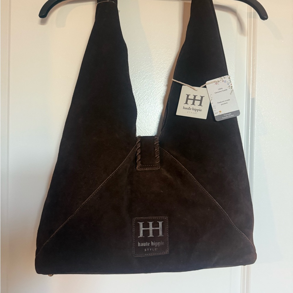 NEW NWT Haute Hippie Dark Brown Women's Purse